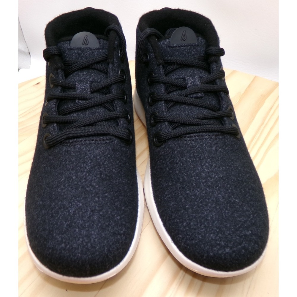 Allbirds Wool Runner Up Mizzle Hi Shoes Women Natural Black Sz 9 Sneakers NEW